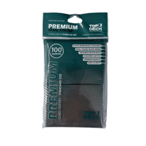 PROTECTORES PREMIUM STANDARD SIZE TOP DECK NEGRO